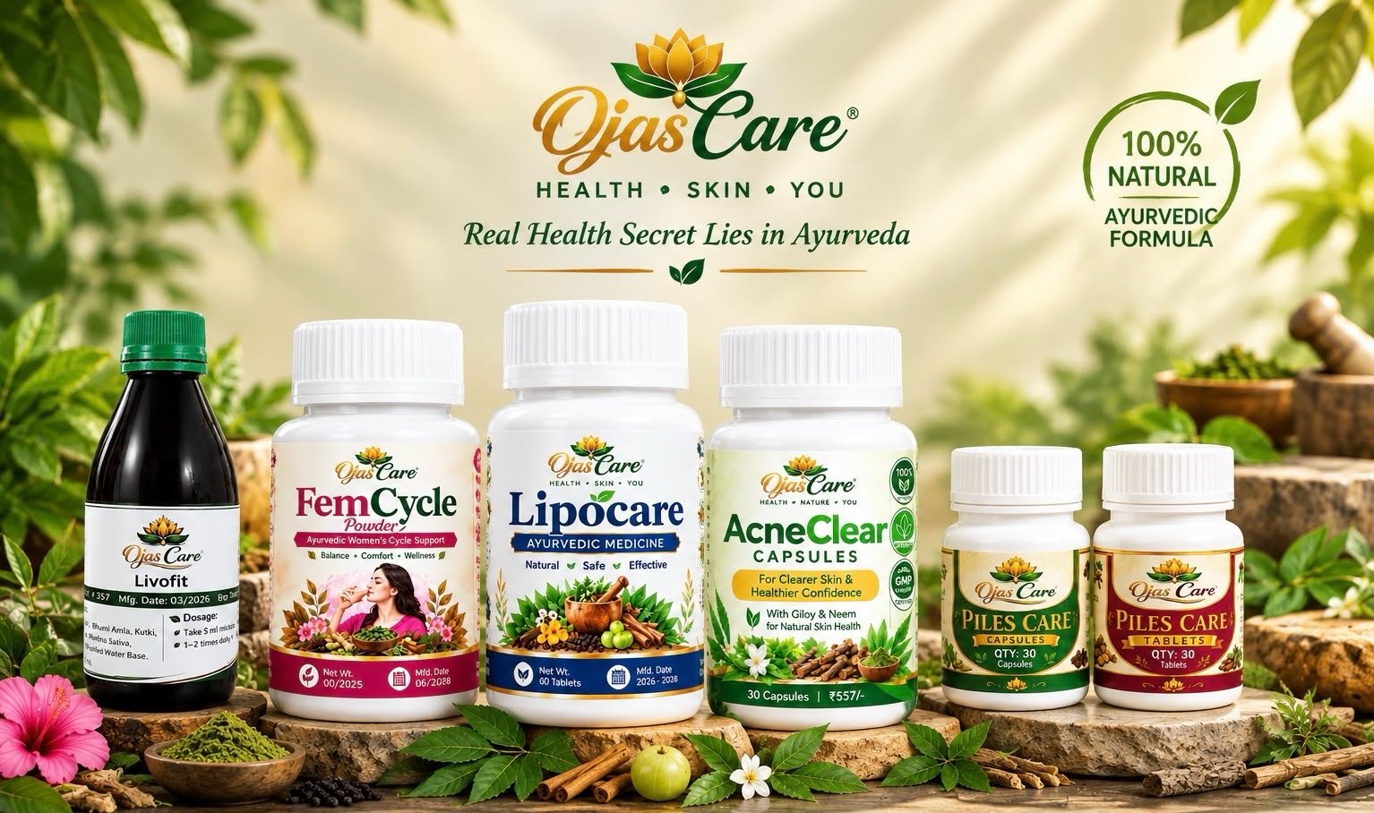 Ojas Care FemCycle Powder — Ayurvedic women's cycle support