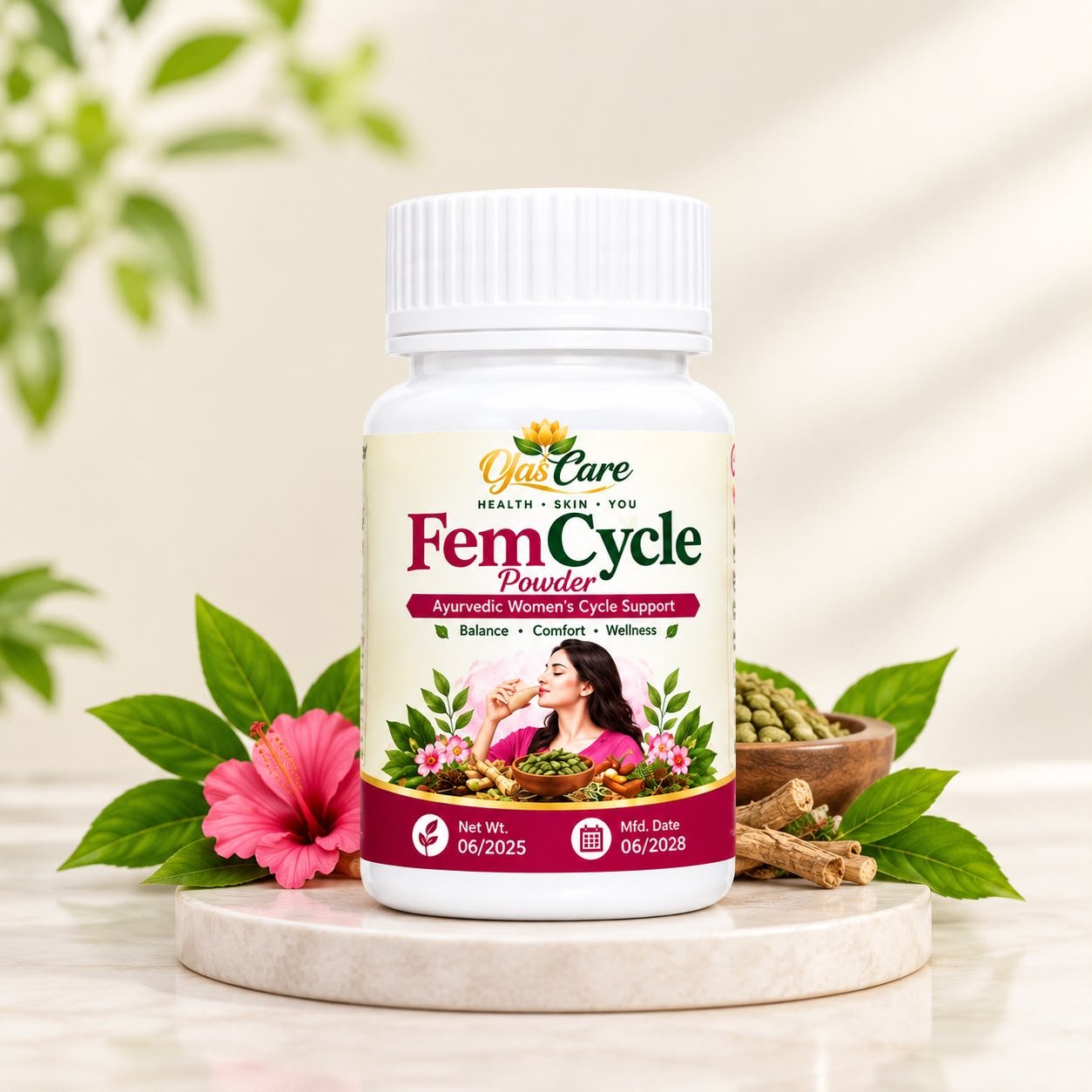 FemCycle Powder bottle